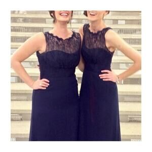 Jim Hjelm Navy Blue Bridesmaid Dress